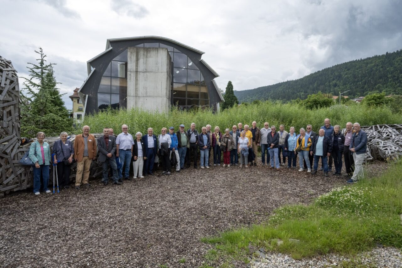 Invités à la fête, une partie des jubilaires qui présentent 50 ans de sociétariat.